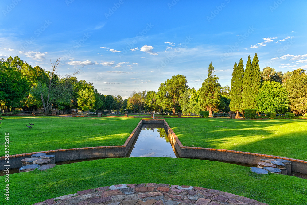 Naklejka premium Botanical Gardens in Johannesburg are among the best places to visit in the city, Gauteng, South Africa