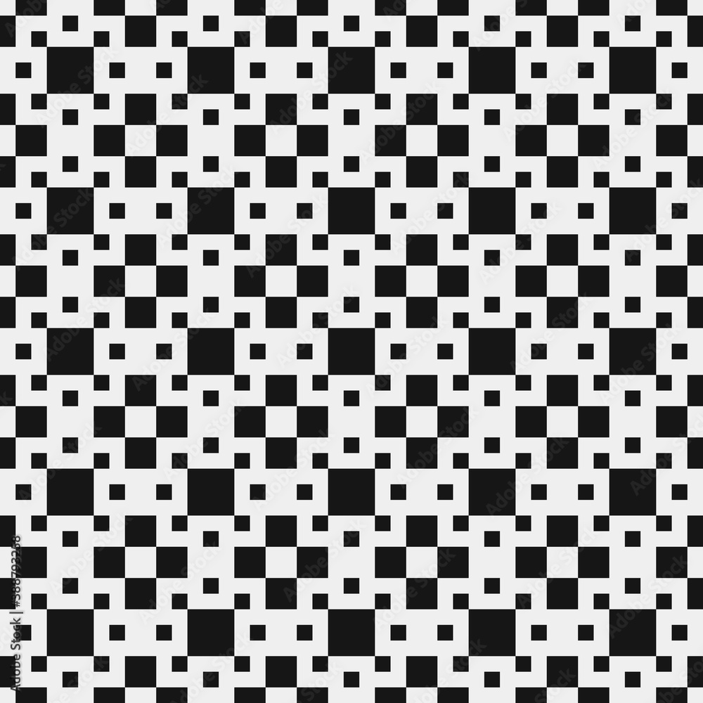 Fototapeta premium Abstract Cross Pattern Dots Logo generative computational art illustration