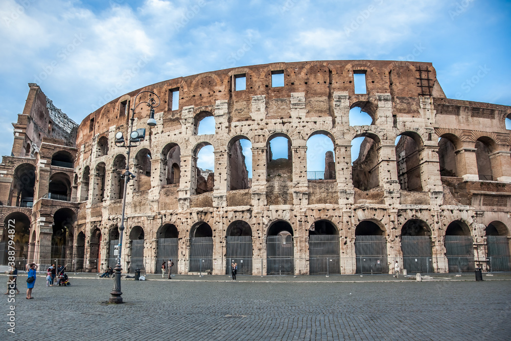 Coliseum. The Flavian Amphitheatre. Symbol Of Rome. Rome, Lazio, Italy