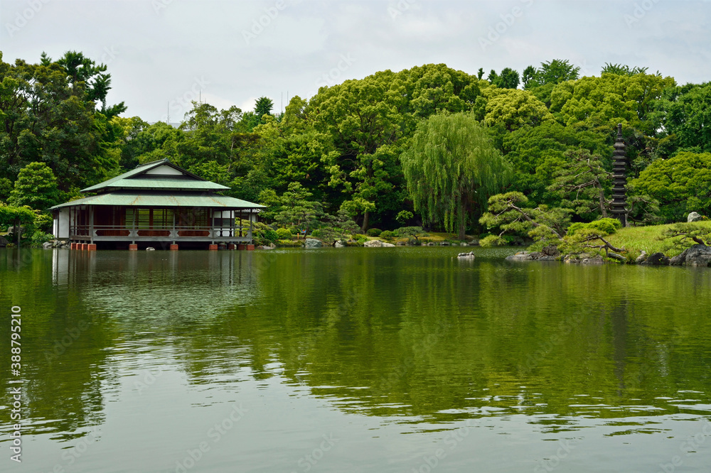 清澄庭園・涼亭