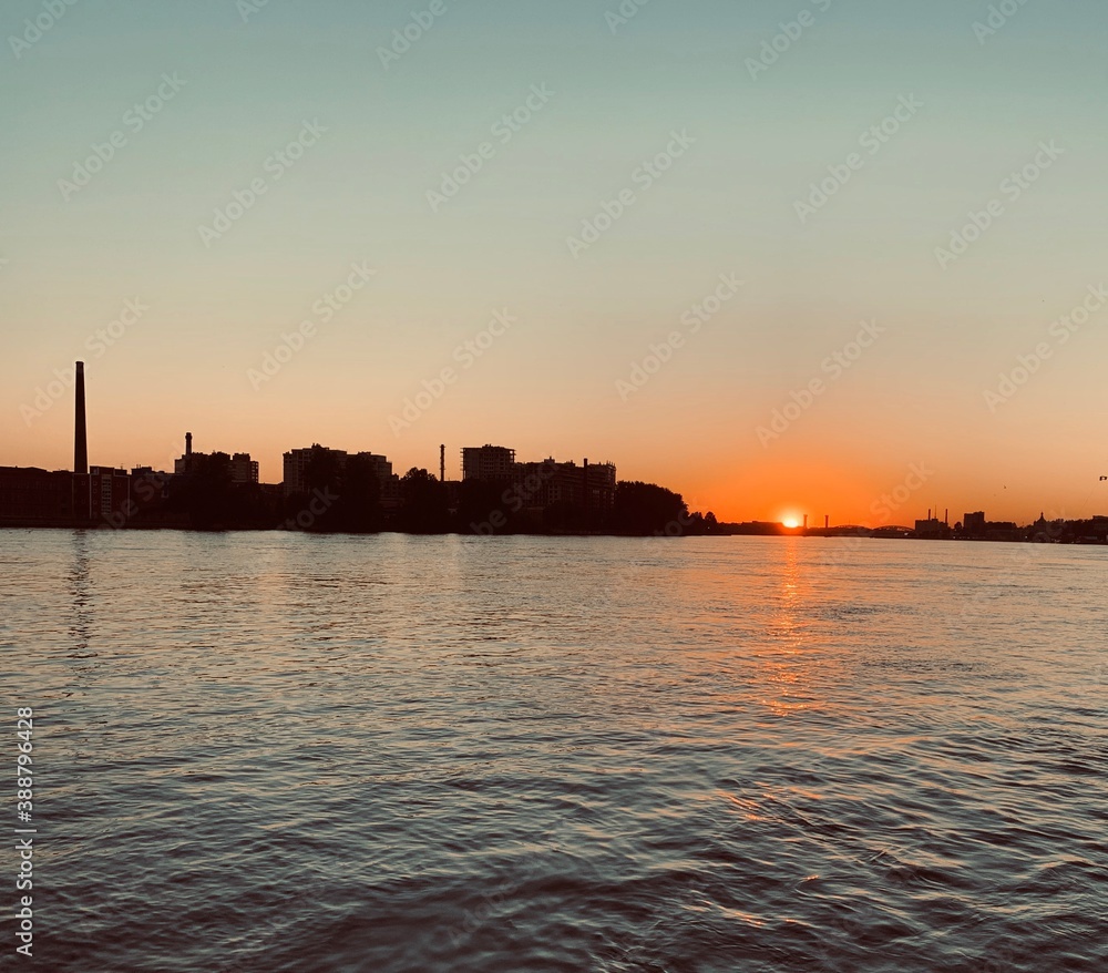 sunset in St. Petersburg