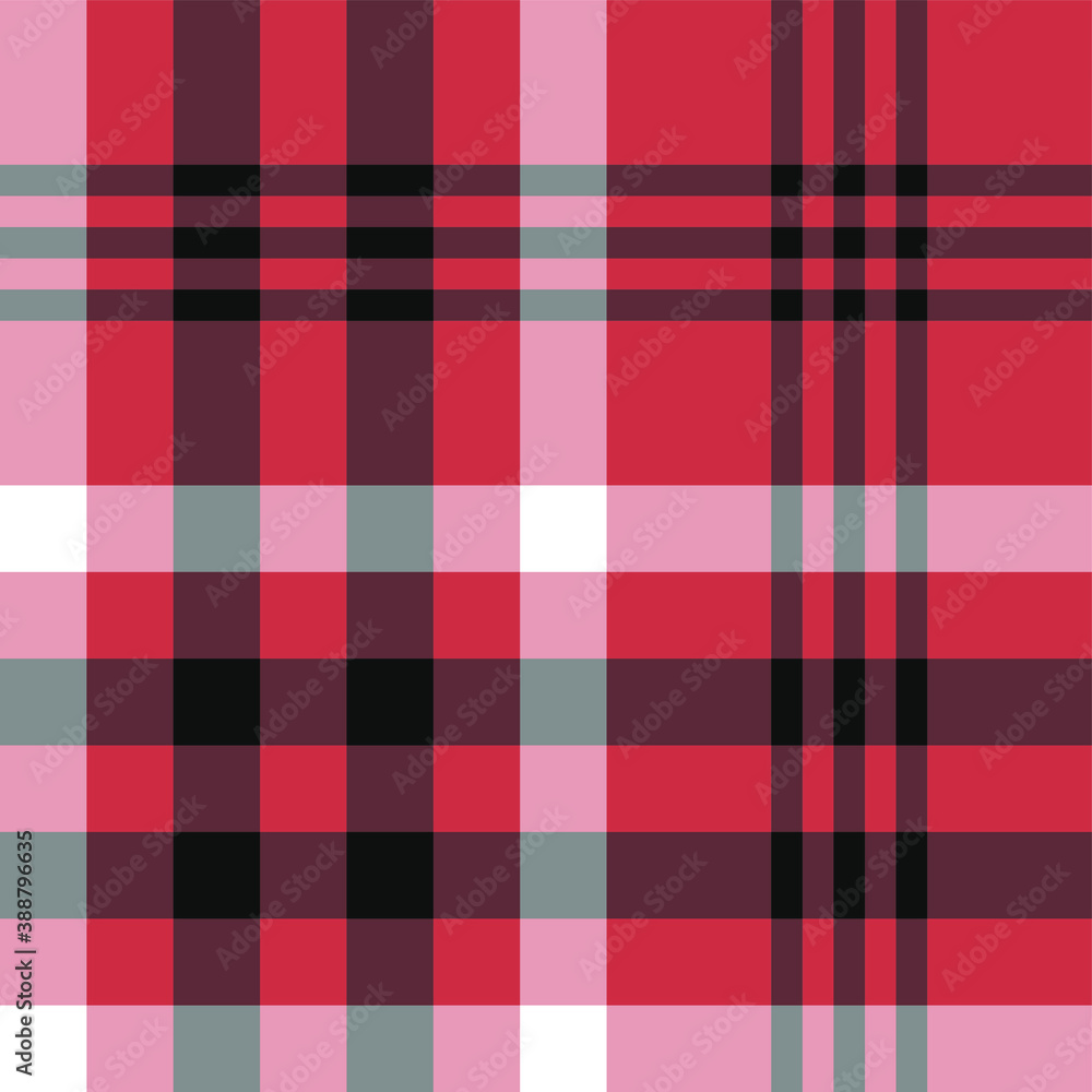 Seamless vector tartan pattern for fabric, textile, wrapping etc. Plaid background Seamless vector tartan pattern for fabric, textile, wrapping etc. Plaid background