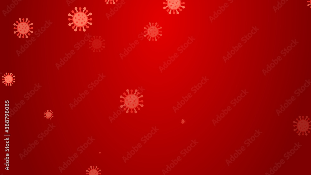 Coronavirus red pattern banner background. Abstract healthcare Illustrations concept COVID-19. Coronavirus red pattern banner background. Abstract healthcare Illustrations concept COVID-19.