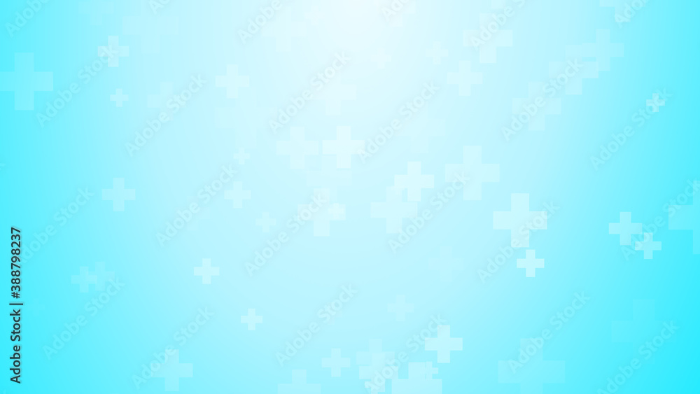 Medical health blue cross pattern background. Abstract healthcare technology and science concept. Medical health blue cross pattern background. Abstract healthcare technology and science concept.