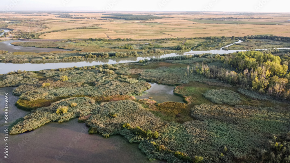 Arges River Aerial View