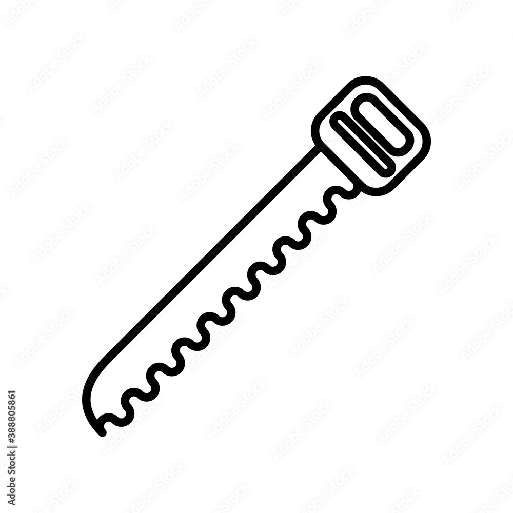 saw tool line style icon saw tool line style icon