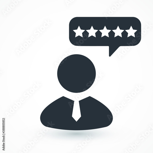 Customer Experience Review Icon