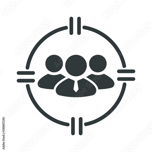 Focus Group, Target Audience Icon
