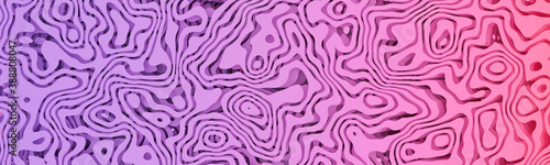 3d render abstract purple red pink gradient background