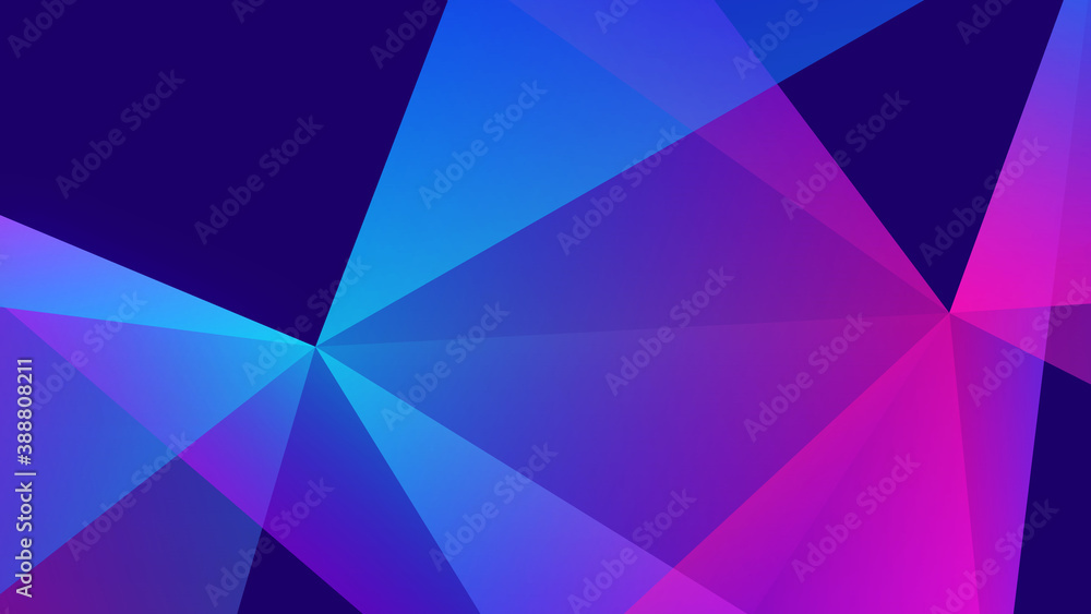 Obraz premium Modern abstract geometric background concept with glowing dynamic triangular shapes