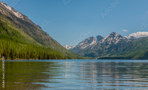 A highland lake in Altai mountains