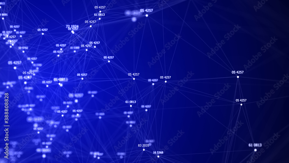 Data analysis concept. Abstract digital blue background. Big data visualization. Wave consisting of glowing particles. 3d rendering. Data analysis concept. Abstract digital blue background. Big data visualization. Wave consisting of glowing particles. 3d rendering.
