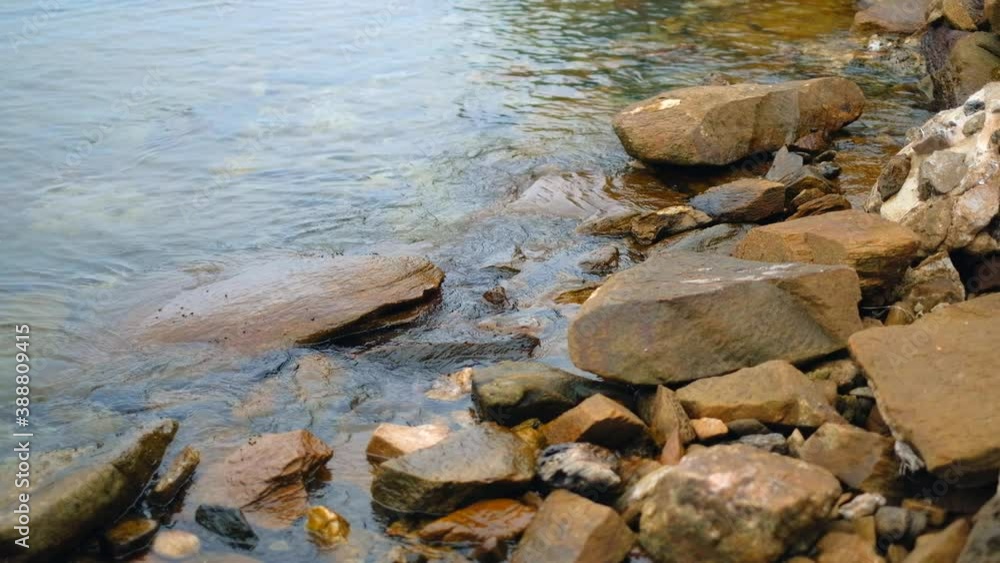 4K Landscape, Sea waves crashing coast, Sea wave crashing rocks 4K Landscape, Sea waves crashing coast, Sea wave crashing rocks