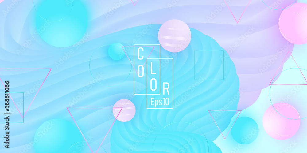Color background. Fluid pattern. Pink, blue colors.