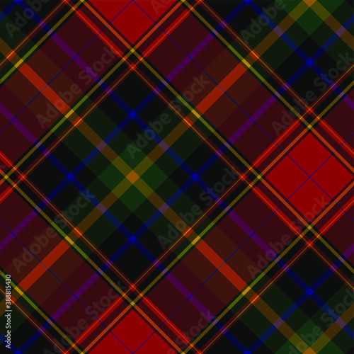 Seamless vector tartan pattern for fabric  textile  wrapping etc. Plaid background 
