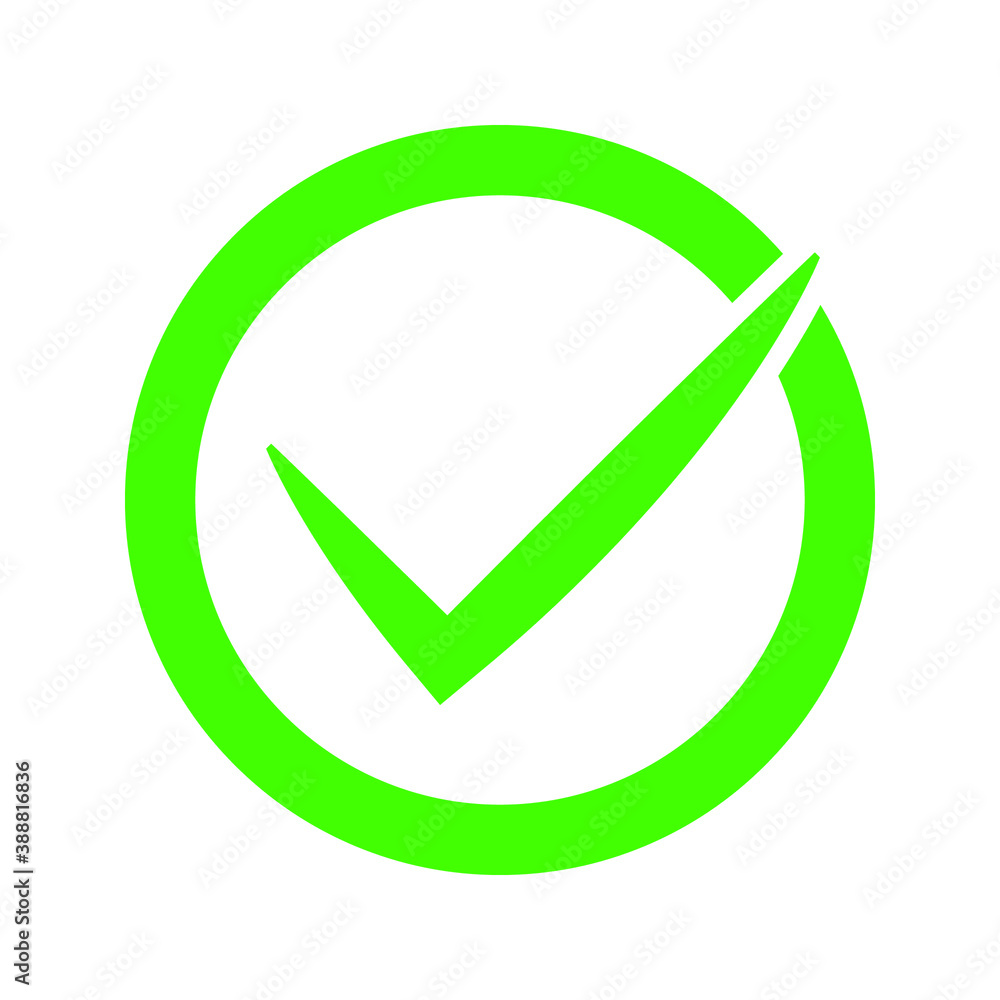 Check mark icon. tick symbol. Check, Checklist, ok, yes icon approved vector illustration. Check mark icon on white background. Vector illustration Check mark icon. tick symbol. Check, Checklist, ok, yes icon approved vector illustration. Check mark icon on white background. Vector illustration