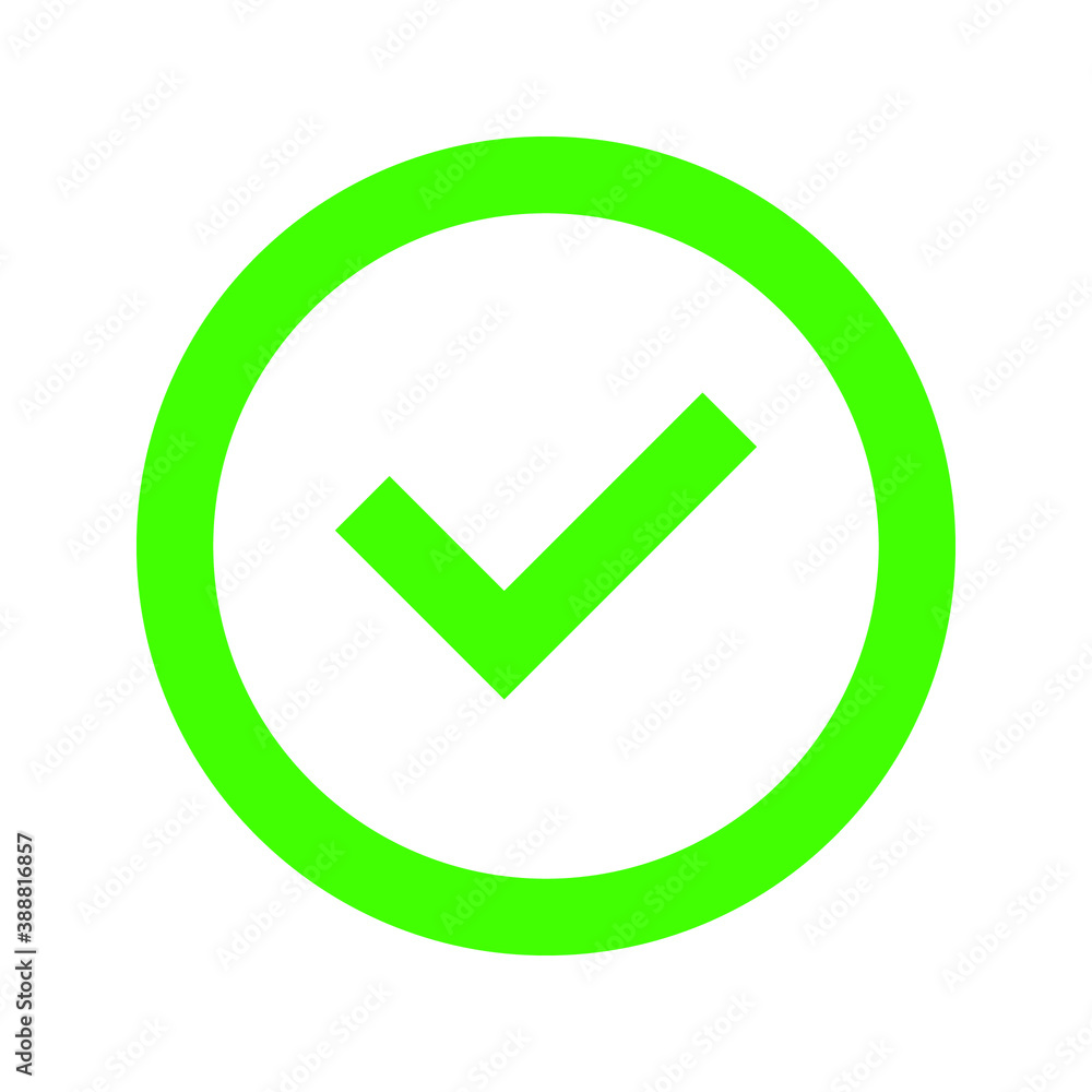 Check mark icon. tick symbol. Check, Checklist, ok, yes icon approved vector illustration. Check mark icon on white background. Vector illustration Check mark icon. tick symbol. Check, Checklist, ok, yes icon approved vector illustration. Check mark icon on white background. Vector illustration