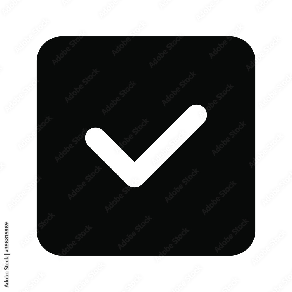 Check mark icon. tick symbol. Check, Checklist, ok, yes icon approved vector illustration. Check mark icon on white background. Vector illustration Check mark icon. tick symbol. Check, Checklist, ok, yes icon approved vector illustration. Check mark icon on white background. Vector illustration