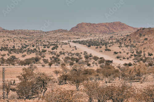 Beautiful landscape in Namibia, Africa