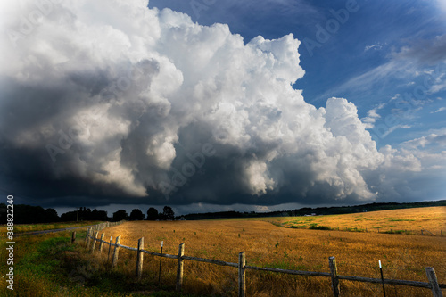 landscape with clouds