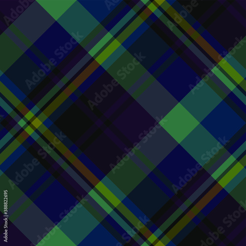 Seamless vector tartan pattern for fabric, textile, wrapping etc. Plaid background © Fidan.Stock