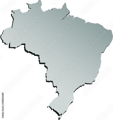 Accurate vector graphics of map of Brazil