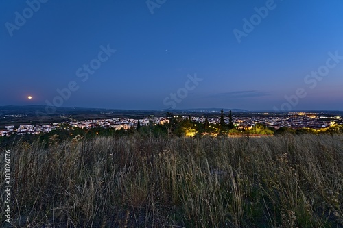 Kilkis skyline from St. George Hill at night