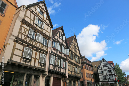 Street in Colmar, Alsace, France 