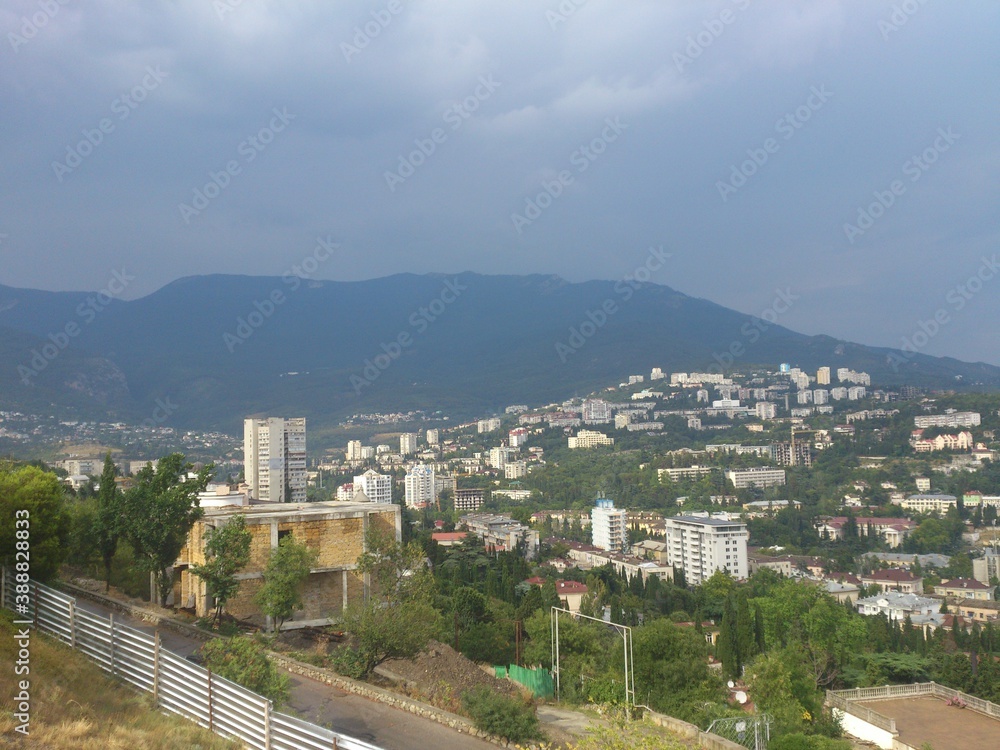 view of the city