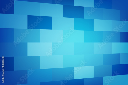 Blue rectangle, brick wall, illustration, background, design for business, illustration, web, landing page, wallpaper.