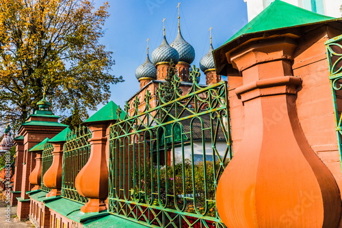 The Resurrection Church on Debra on the banks of the Volga is the only 17th century posad church that has survived in Kostroma, Russia photo