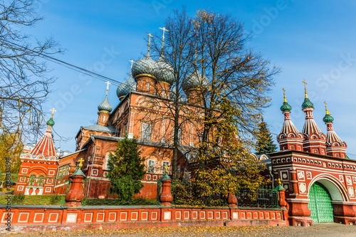 The Resurrection Church on Debra on the banks of the Volga is the only 17th century posad church that has survived in Kostroma, Russia photo