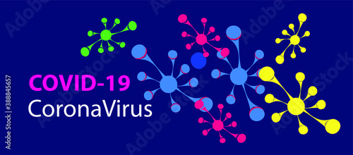 Coronavirus 2019-nCoV. Corona virus icon isolated