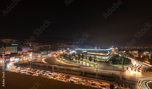 10/26/2020,Bursa,Turkey,Night view from Bursa city square © muratti6868