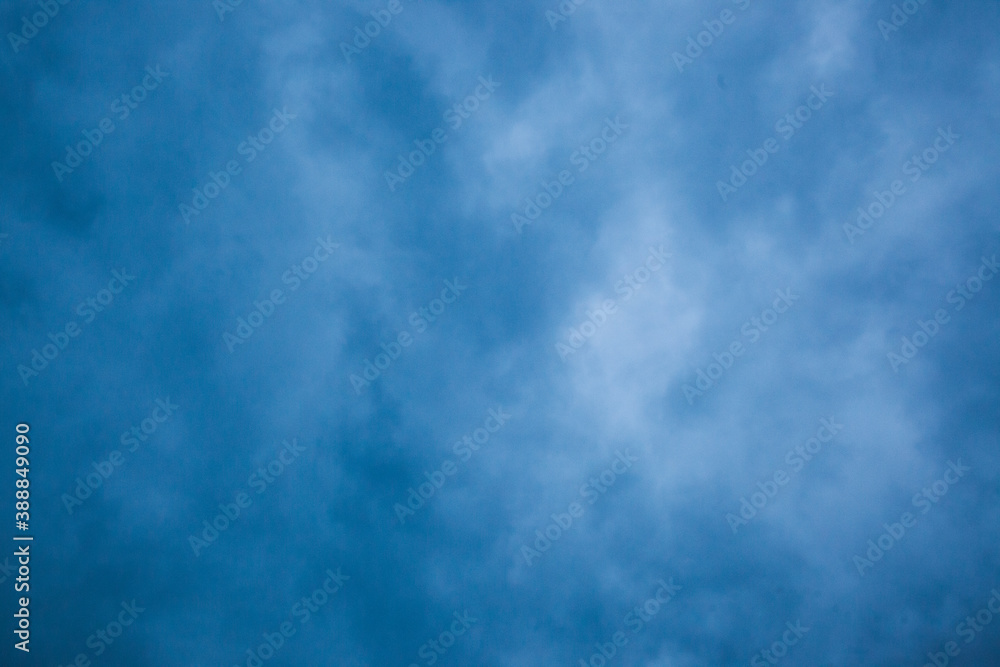 Abstraction of sky with clouds