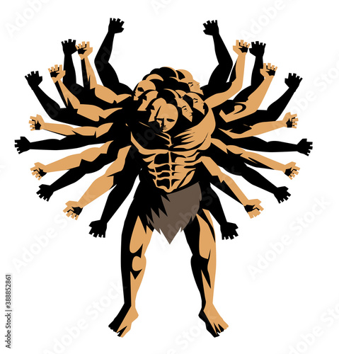 hecatoncheires centimanes the Hundred-Handed Ones greek mythology monsters