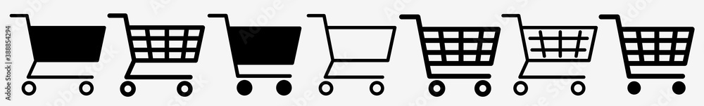 Shopping Cart Icon Set | Shopping Carts Vector Illustration Logo | Shopping Cart Icons Isolated Collection Shopping Cart Icon Set | Shopping Carts Vector Illustration Logo | Shopping Cart Icons Isolated Collection