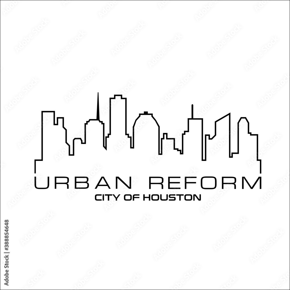 Urban Reform City of Houston logo exclusive design inspiration