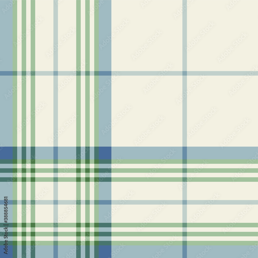 Fototapeta premium Seamless vector tartan pattern for fabric, textile, wrapping etc. Plaid background 