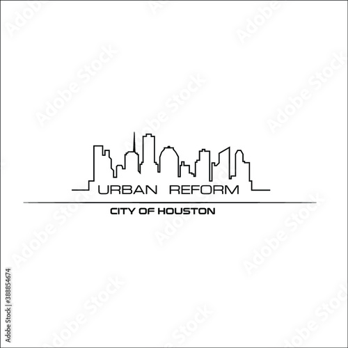 Urban Reform City of Houston logo exclusive design inspiration