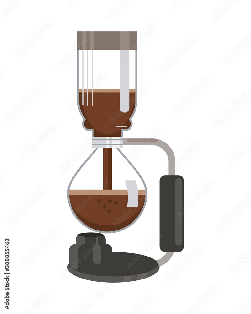 coffee shop teapot make utensil flat style icon coffee shop teapot make utensil flat style icon