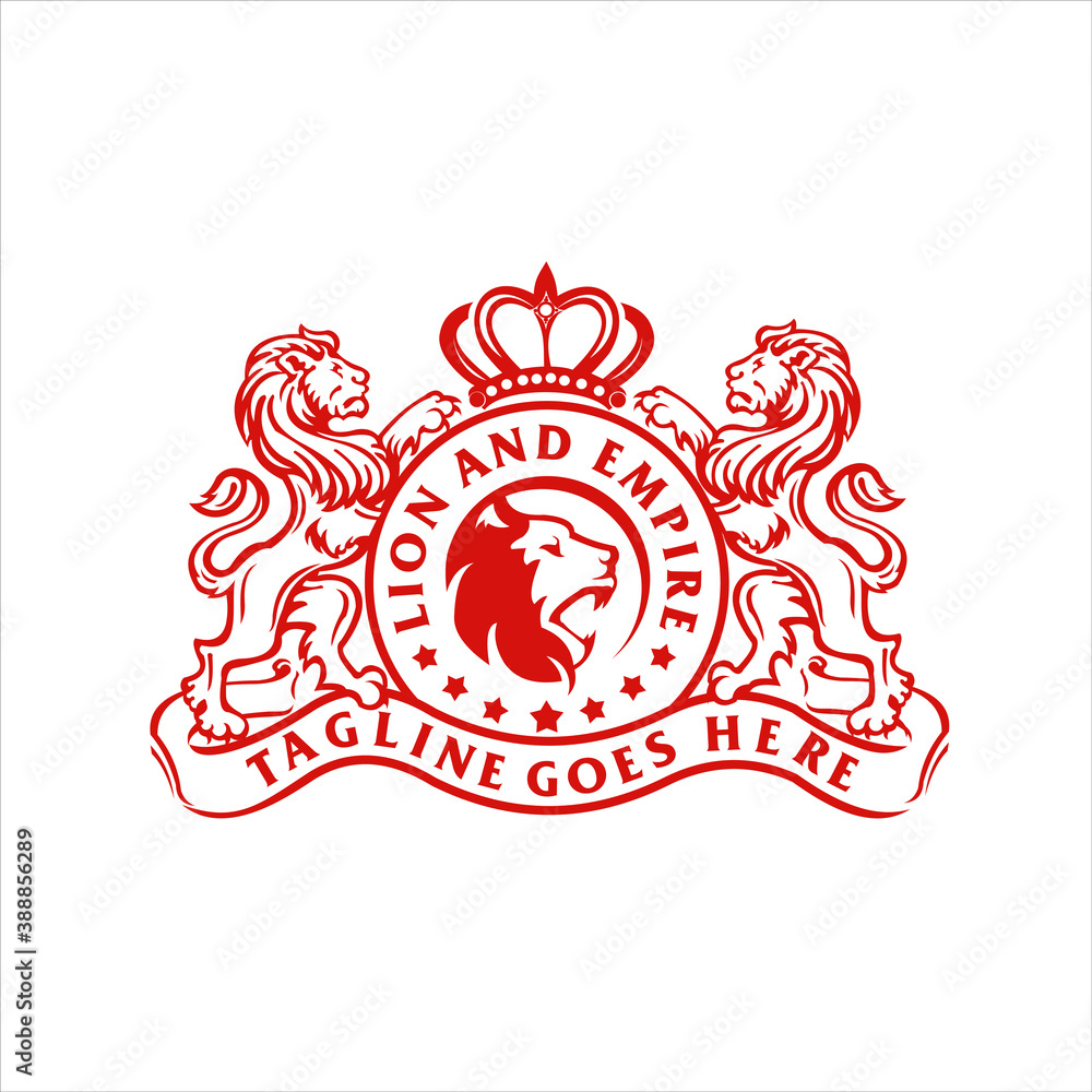 Lion and Empire logo exclusive design inspiration Lion and Empire logo exclusive design inspiration
