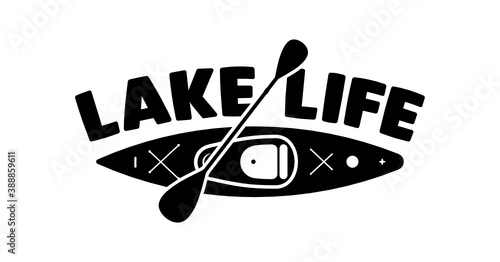 Lake Life SVG File, Kayak svg, Kayak Paddle svg, Cut file, for silhouette, svg, clipart, cricut design space, vinyl cut files