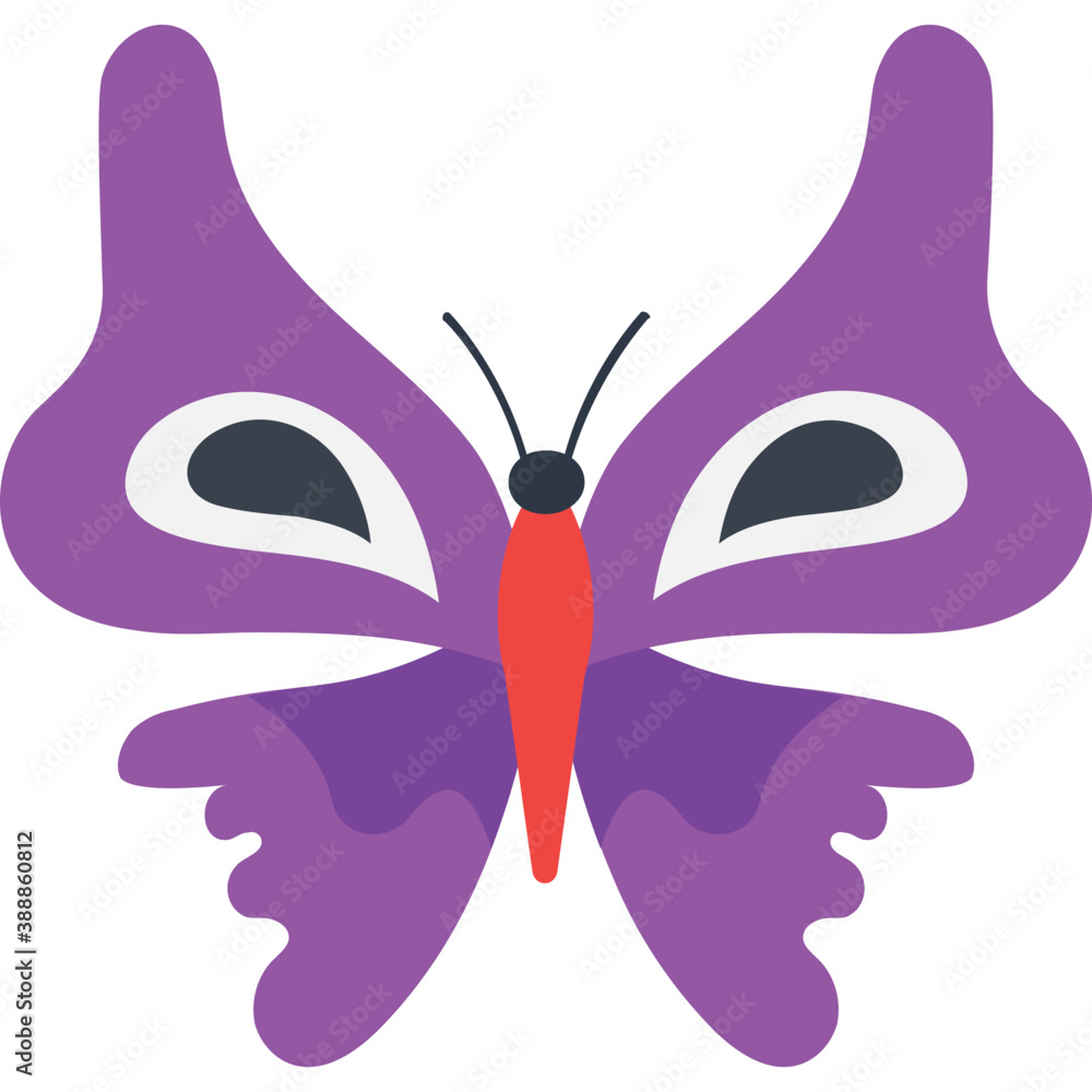 Cute insect in purple color with white dots on feather edgers, icon for purple emperor butterfly
Cute insect in purple color with white dots on feather edgers, icon for purple emperor butterfly