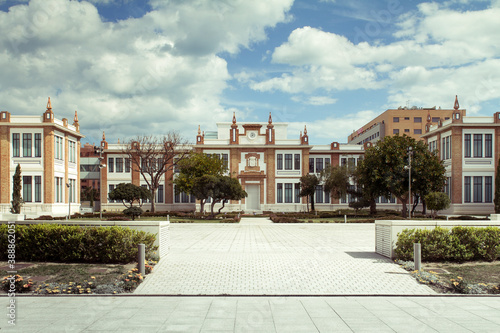 Edificio de La Tabacalera donde esta la Coleccion del Museo Ruso de Malaga, Costa del Sol, Andalucia, Andalusia, España, Spain