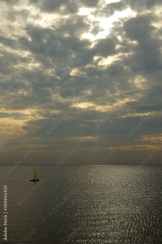 Clouds over the Baltic sea in evening. Clouds over the Baltic sea in evening.
