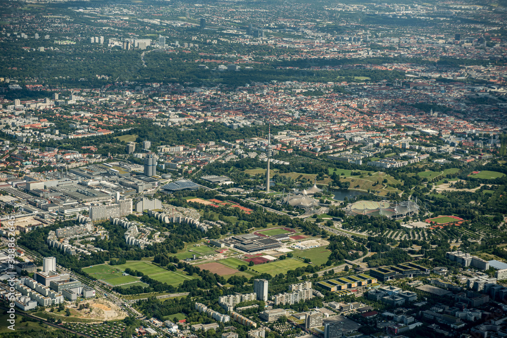 Obraz premium Luftbild/Aerial München