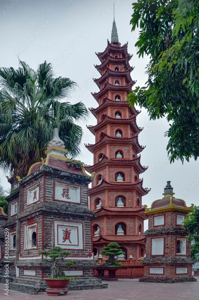 Tran Quoc Pagoda. Buddhist temple. Hanoi.