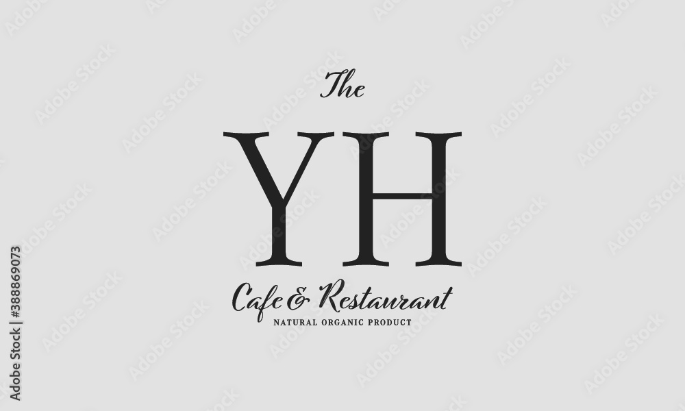 cafe restaurant premade logo initials monogram elegant luxury alphabet cafe restaurant premade logo initials monogram elegant luxury alphabet