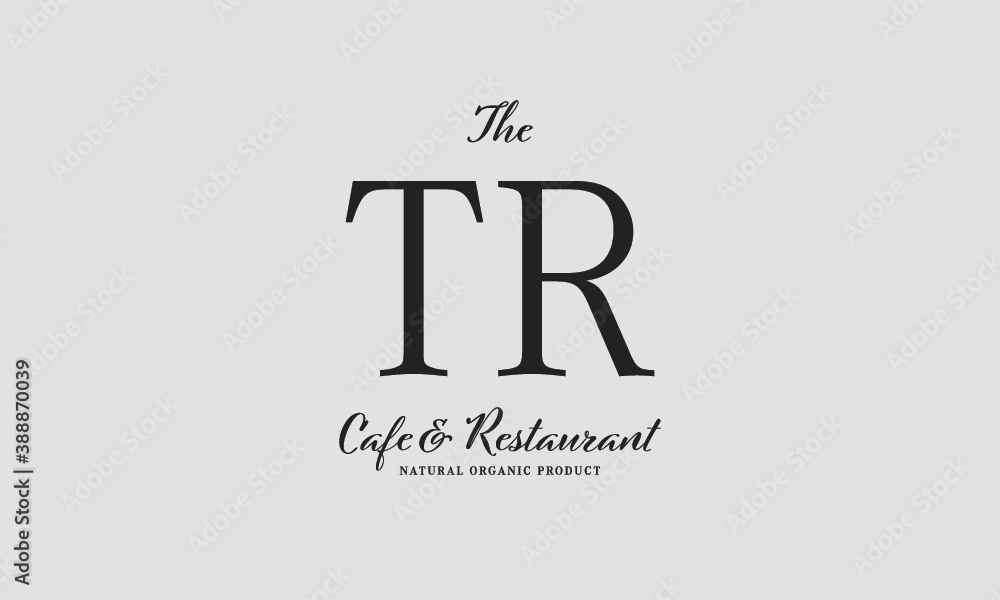 cafe restaurant premade logo initials monogram elegant luxury alphabet cafe restaurant premade logo initials monogram elegant luxury alphabet